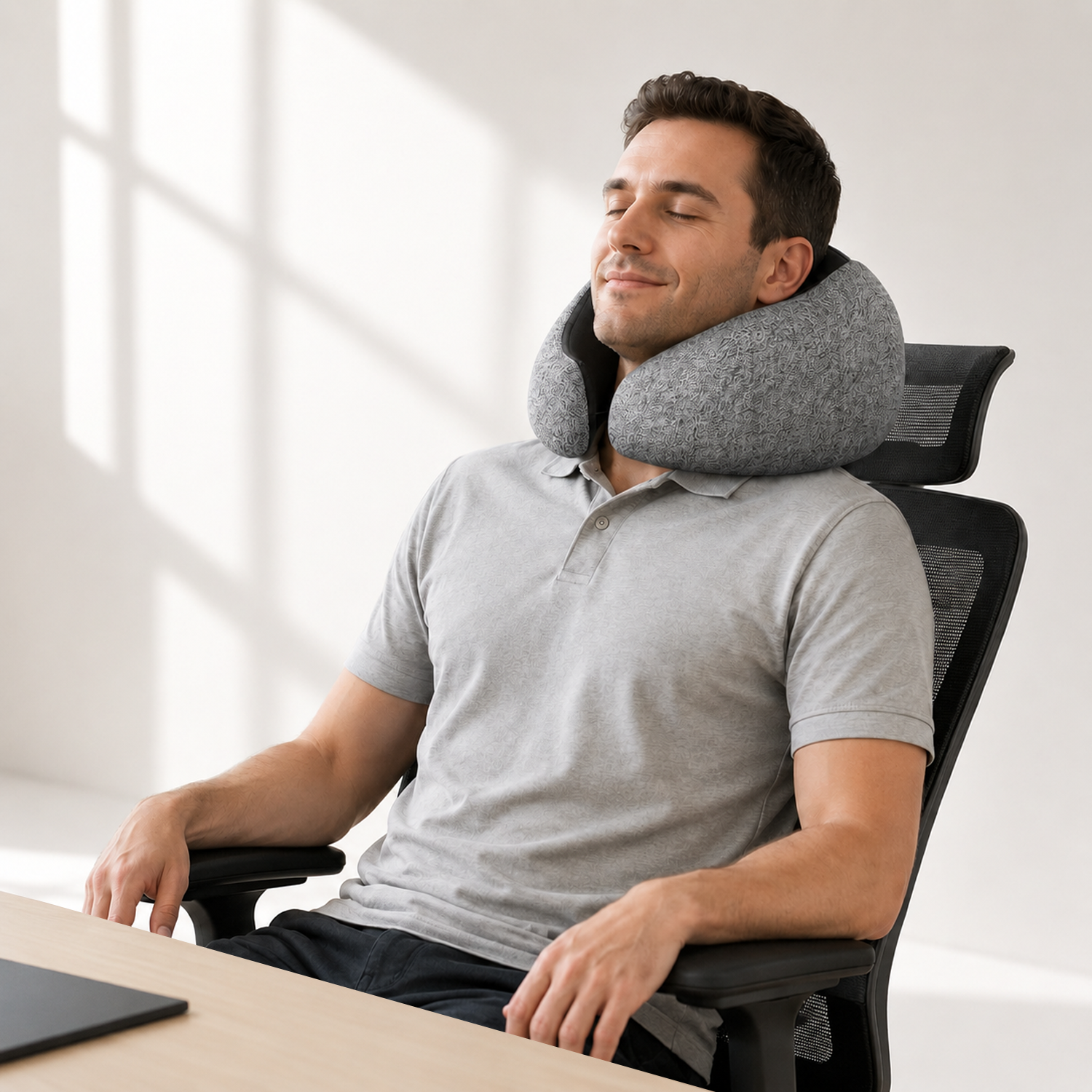 Yoeyou EMS Heated Neck Massager Pillow