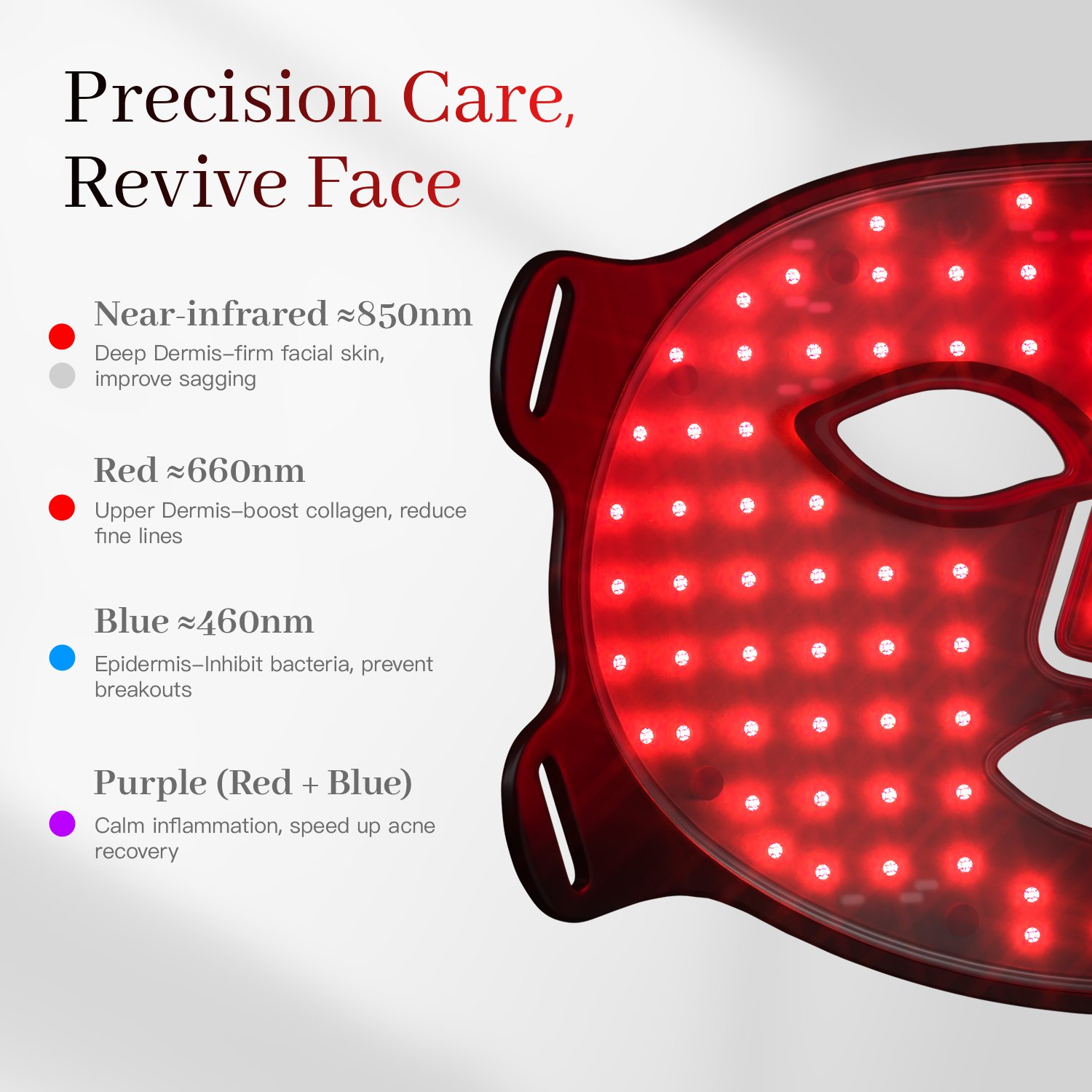 Yoeyou LED Red Light Therapy Mask