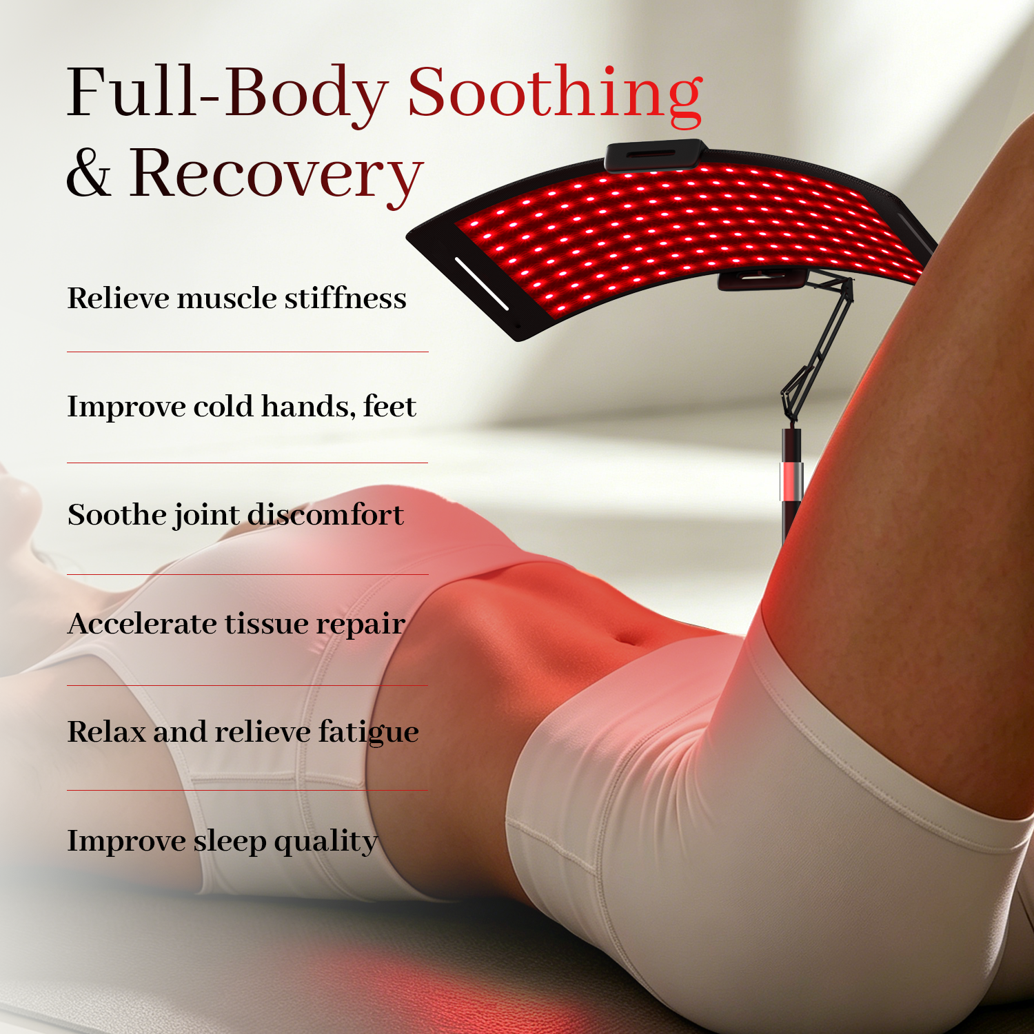 Yoeyou Body | Red Light Therapy Stand Lamp