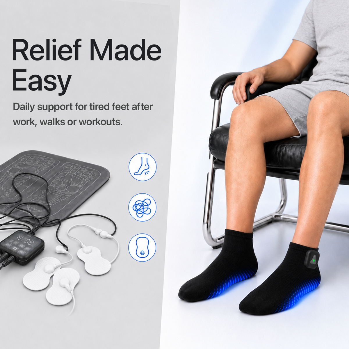 Yoeyou EMS Relief Socks