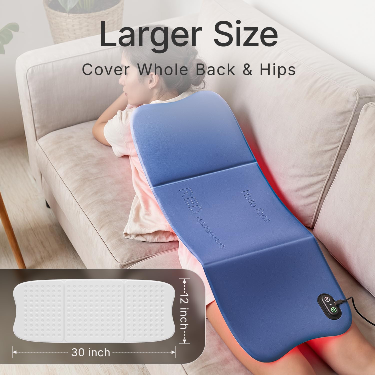 YOEYOU Red Light Therapy Pad for Body