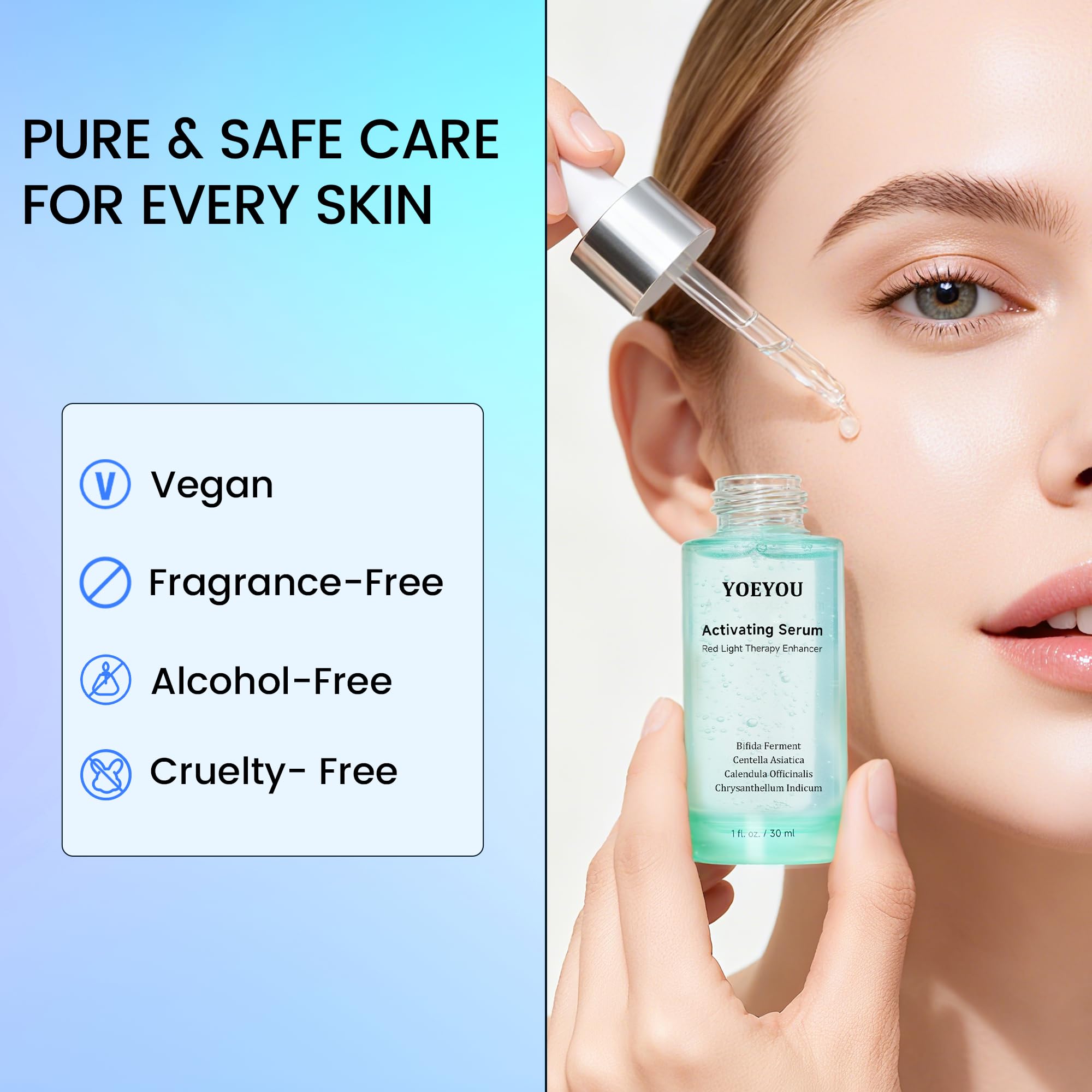YOEYOU Red Light Therapy Activating Serum