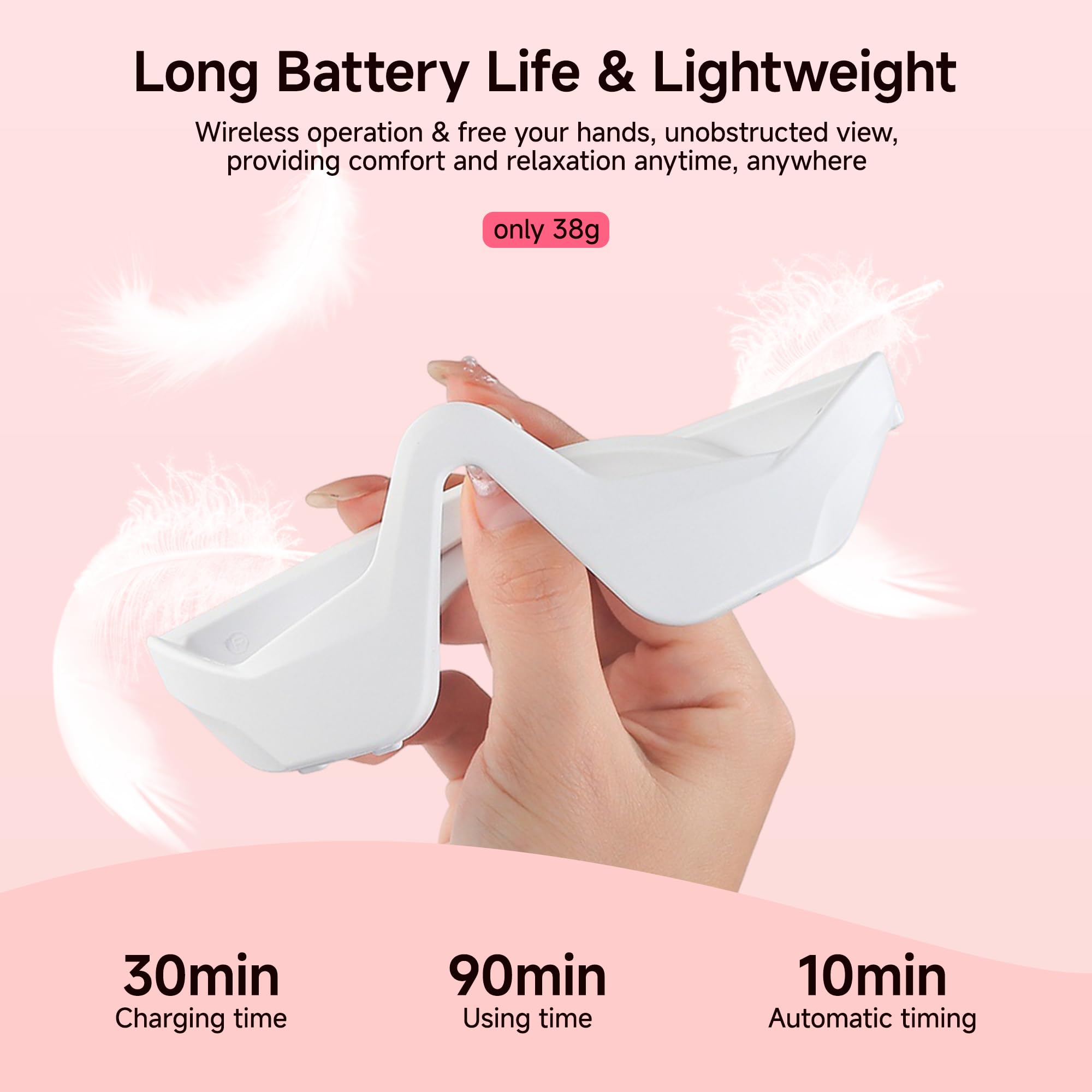 YOEYOU LED Light Therapy Eye Massager