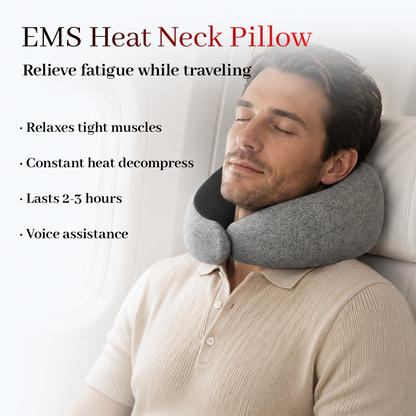 Yoeyou EMS Heated Neck Massager Pillow
