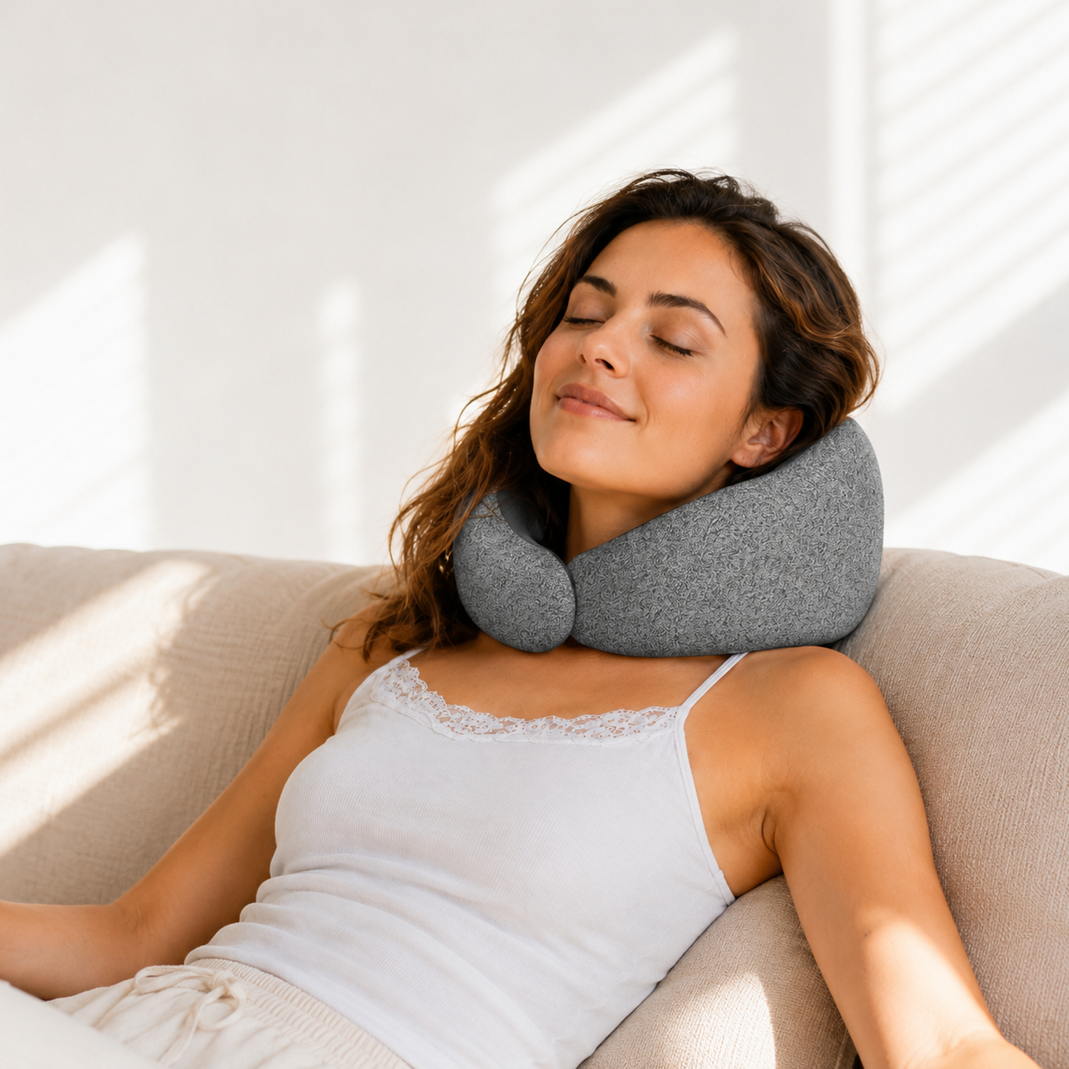 Yoeyou EMS Heated Neck Massager Pillow