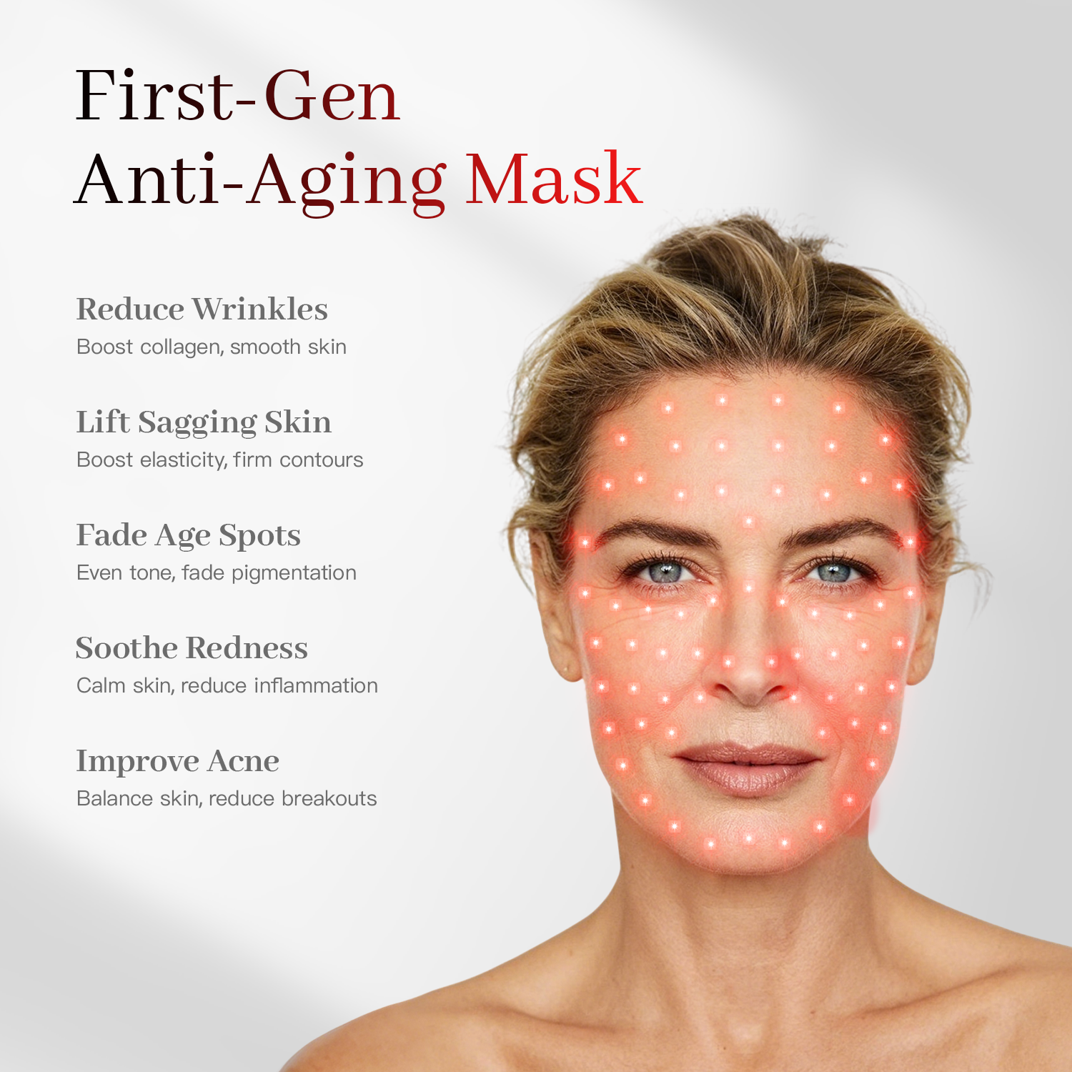 Yoeyou LED Red Light Therapy Mask