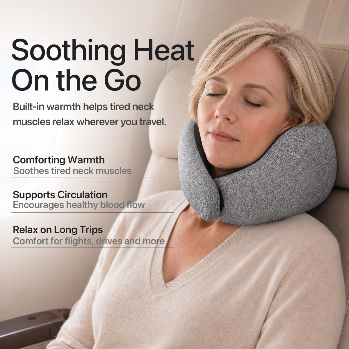 Yoeyou EMS Travel Neck Pillow