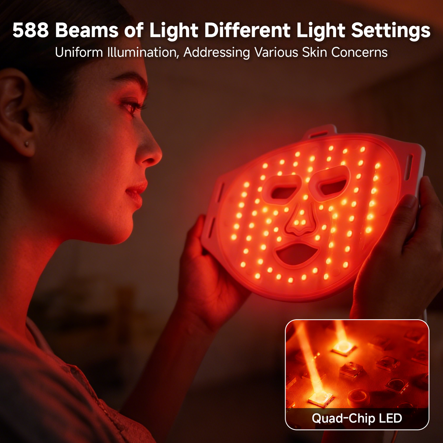 YOEYOU LED Light Therapy Mask