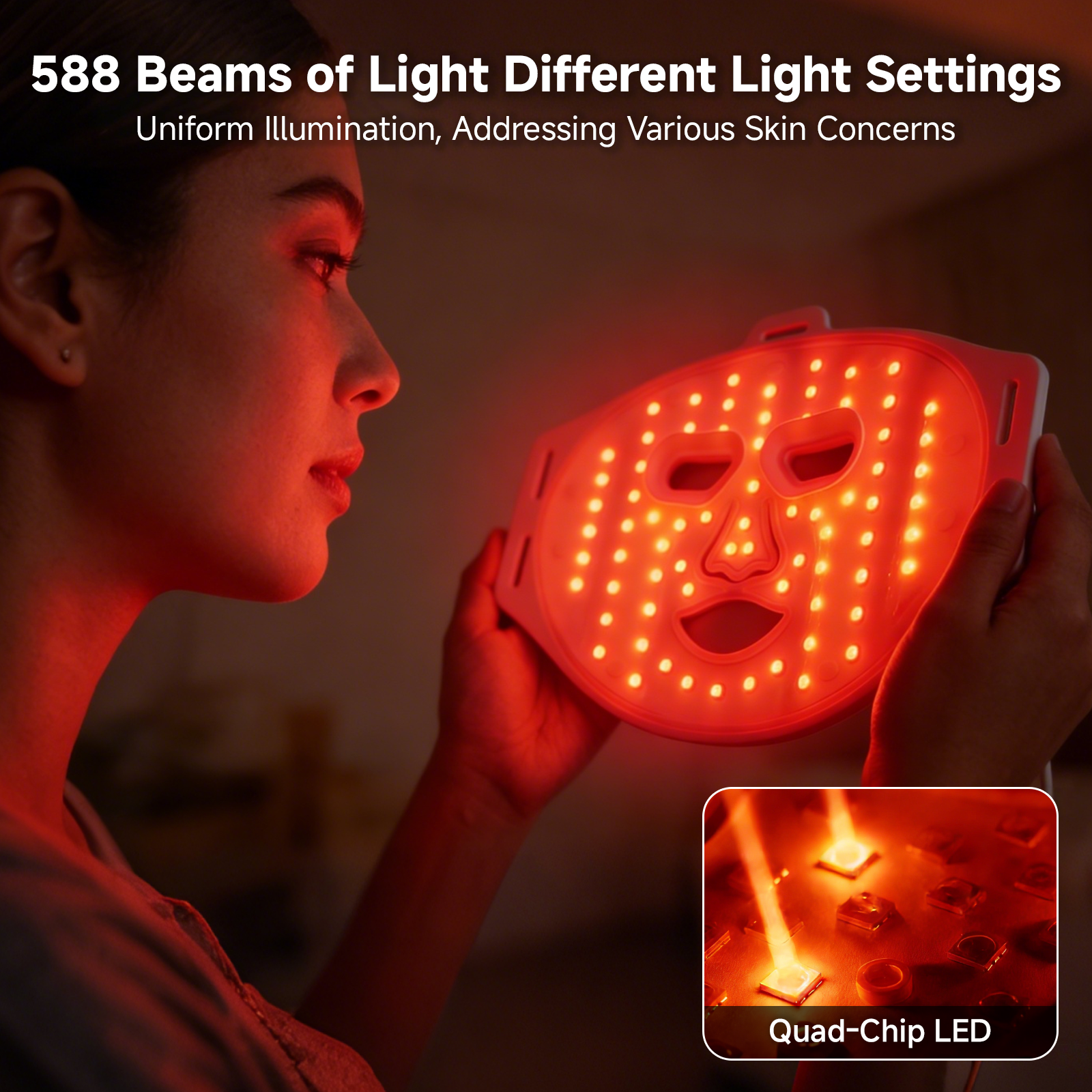 YOEYOU LED Light Therapy Mask