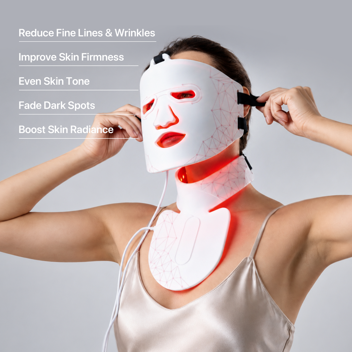 Yoeyou Pro 850nm LED Face and Neck Mask