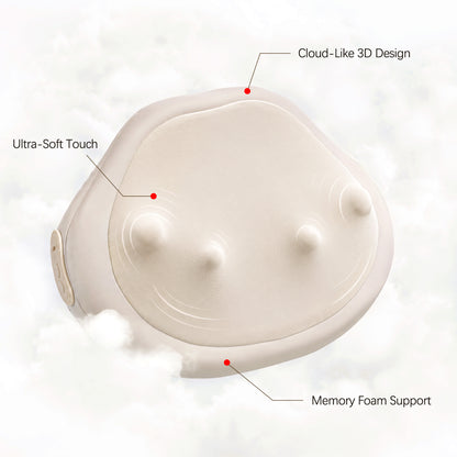 Yoeyou 3D Roller Heat Massage Pillow