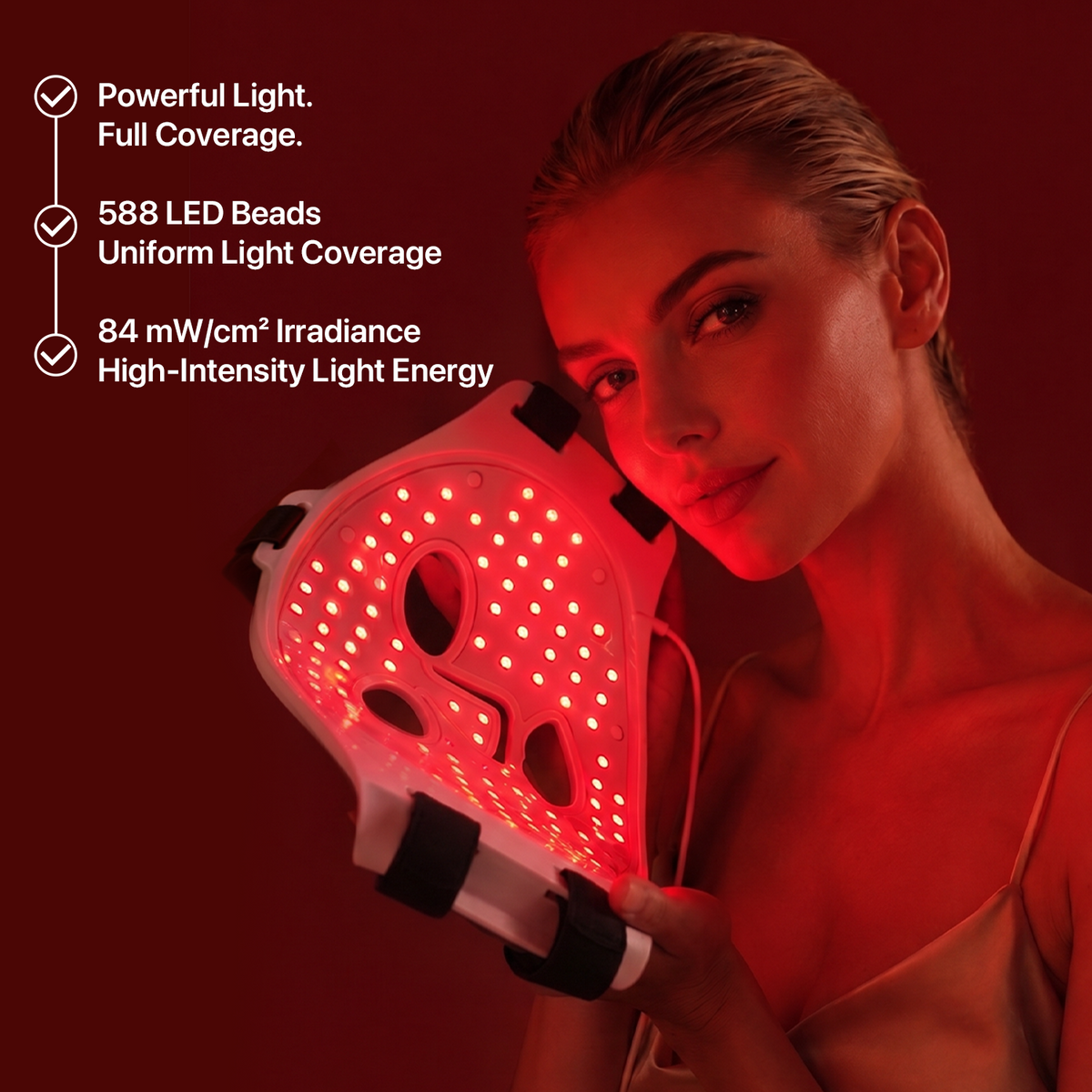 Yoeyou Pro 850nm LED Face and Neck Mask