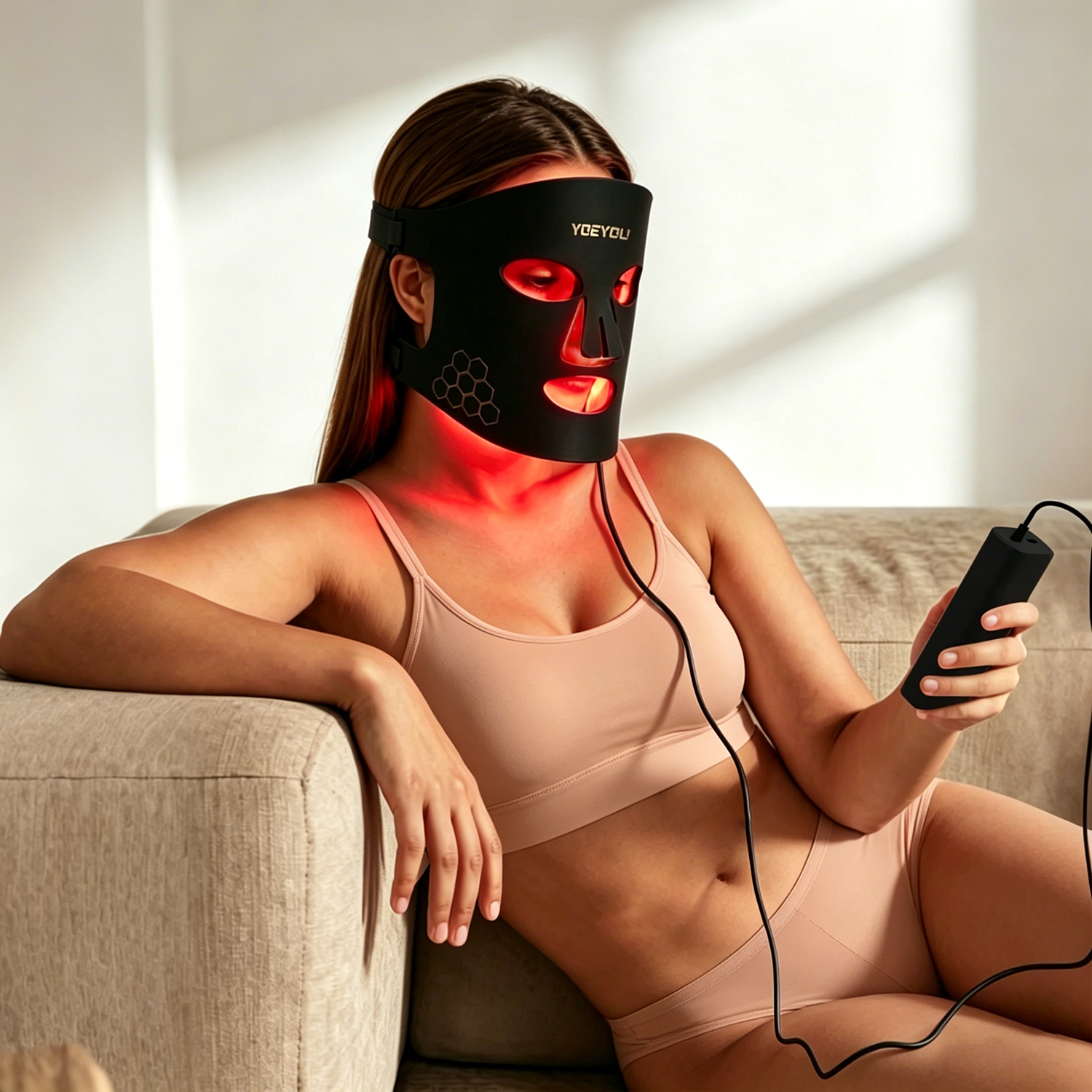 Yoeyou LED Red Light Therapy Mask