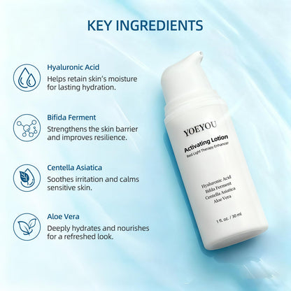 YOEYOU Red Light Therapy Activating Lotion