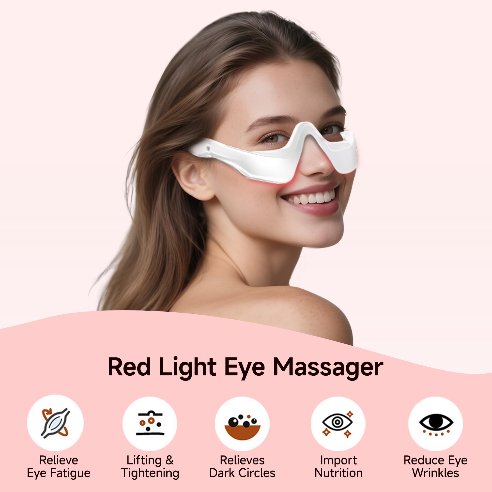 YOEYOU LED Light Therapy Eye Massager