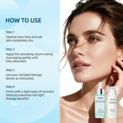 YOEYOU Red Light Therapy Activating Lotion