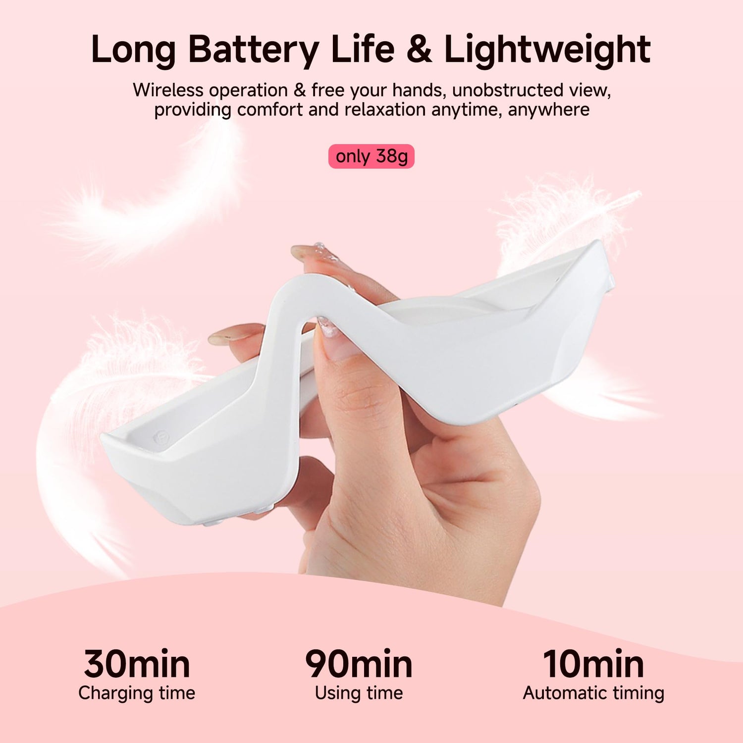 YOEYOU LED Light Therapy Eye Massager