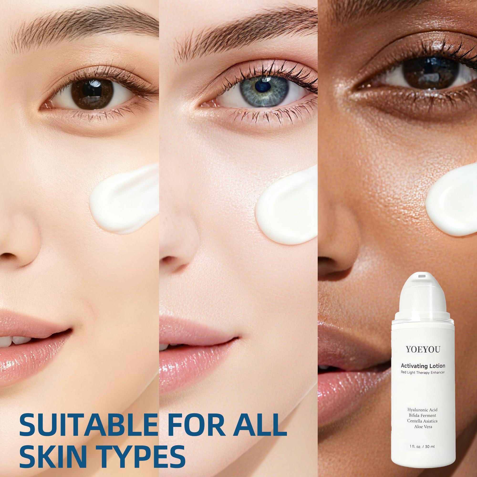 YOEYOU Red Light Therapy Activating Lotion