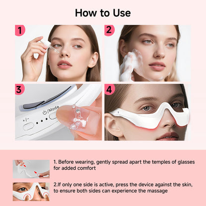 YOEYOU LED Light Therapy Eye Massager